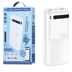 Внешний аккумулятор Remax Flinc RPP-72 20000mAh White Внешний аккумулятор Remax Flinc RPP-72 20000mAh White