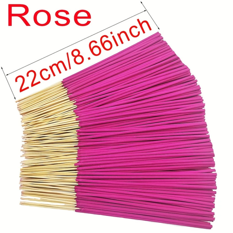 Ароматические палочки с ароматом розы, длительное горение, высококачественный бамбук, в ассортименте - miks030 Ароматические палочки с ароматом розы, длительное горение, высококачественный бамбук, в ассортименте - miks030