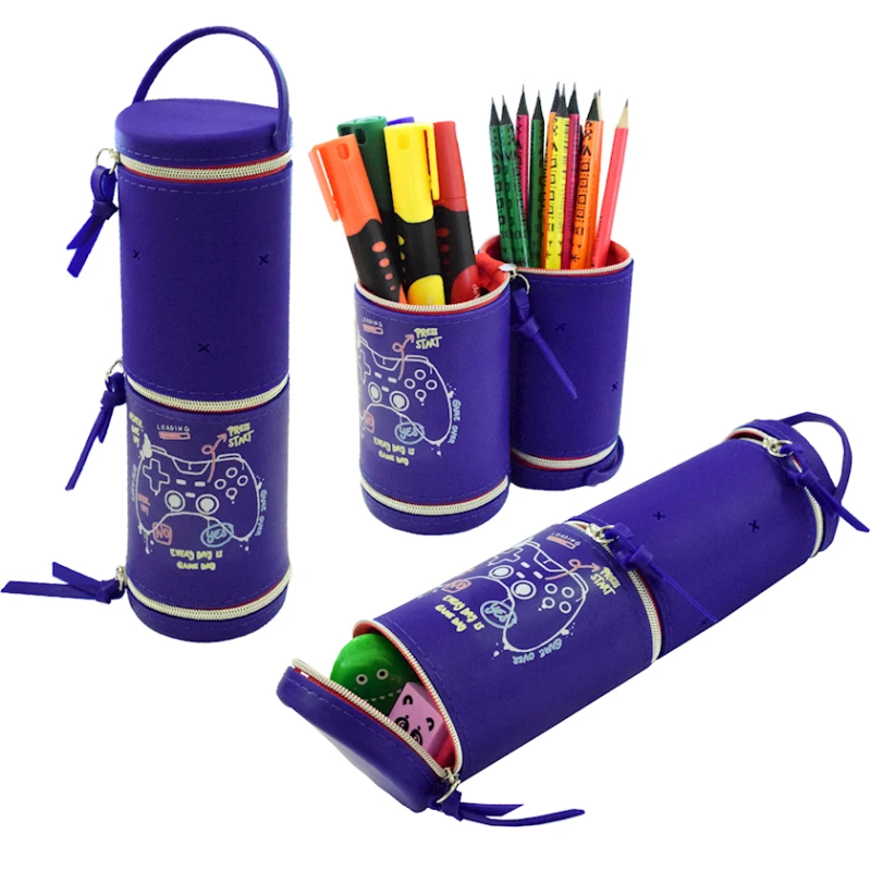 Пенал-тубус deVente Started, 22.5x6.7x6.2 см, синий Пенал-тубус deVente Started, 22.5x6.7x6.2 см, синий