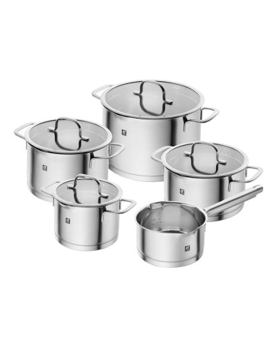 Yemək bişirmək üçün dəst Zwilling True Flow, paslanmayan polad, gümüşü, 9 parça