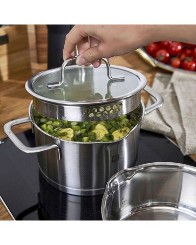 Yemək bişirmək üçün dəst Zwilling True Flow, paslanmayan polad, gümüşü, 9 parça