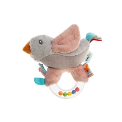 Погремушка BabyJem Lori Powder, 3+ мес, 10x12 см, полиэстер/хлопок