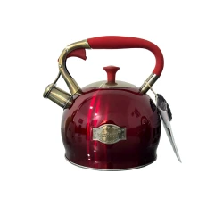Чайник HausRoland 711-2, 3 л, нержавеющая сталь, красный