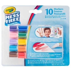 Набор фломастеров Crayola Color Wonder Mess Free Mini Markers, 10 цветов