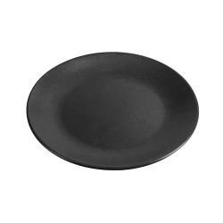 Тарелка Porland Seasons фарфор, черная, 26 см