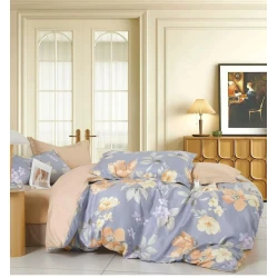 Yataq dəsti Zarina Home SHA-00003236, avro, rəngbərəng, ranfors, yorğan üzü 200x230 sm, mələfə 250x250 sm, yastıq üzü 50х70 sm/2 əd