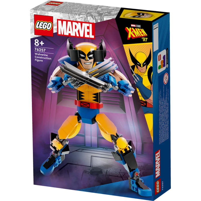Конструктор LEGO Marvel Super Heroes Wolverine Construction Figure 76257, 8+ лет, 327 элементов