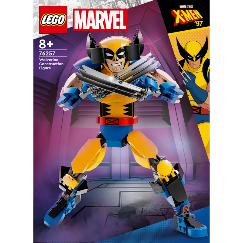 Конструктор LEGO Marvel Super Heroes Wolverine Construction Figure 76257, 8+ лет, 327 элементов