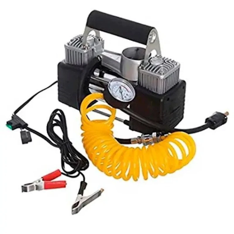 Автомобильный компрессор Deluxe Boss 2 Cylinder Portable Air Compressor Tire Inflator