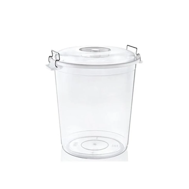 Ведро для бобовых Hobby life, прозрачный, пластик, 42.4x48.5x49 см, 45 л Ведро для бобовых Hobby life, прозрачный, пластик, 42.4x48.5x49 см, 45 л