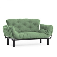 Divan Futon Nitta RS023, 85x70x155 sm, yaşıl