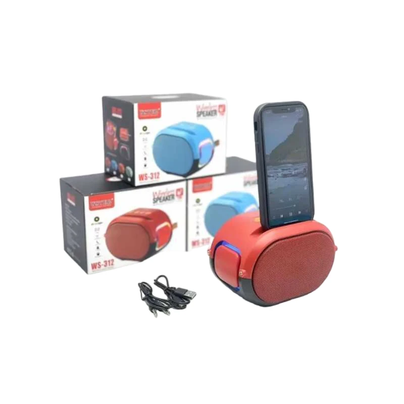 Портативная колонка WS-312 Red