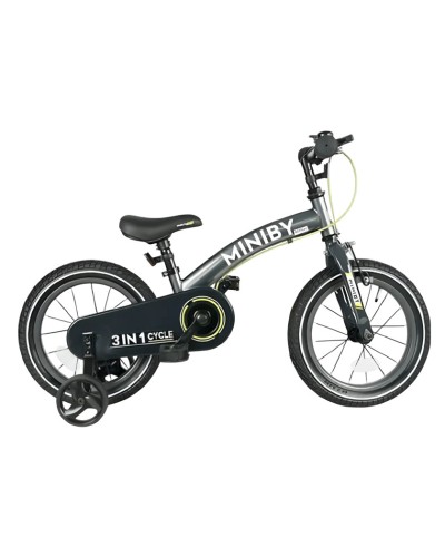 Uşaqlar üçün velosiped Qplay MinBy CB01, boz, 3+ yaş