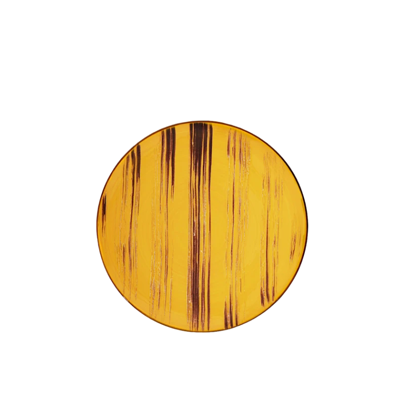 Тарелка десертная Wilmax WL‑668412/A, круглая, 20.5 см, фарфор, желтая Тарелка десертная Wilmax WL‑668412/A, круглая, 20.5 см, фарфор, желтая