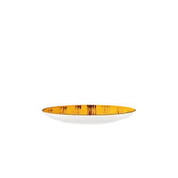 Тарелка десертная Wilmax WL‑668412/A, круглая, 20.5 см, фарфор, желтая