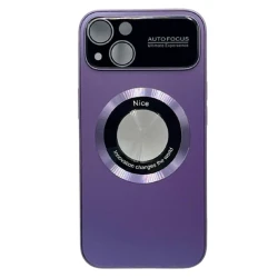 Чехол Auto Focus Magsafe для Apple iPhone 13, Matte Purple