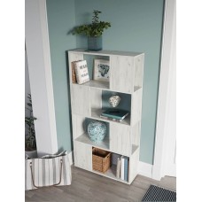 Stellaj 3563_StellajloftDubWhite, 142х75х25.6 sm, LDSP, ağ