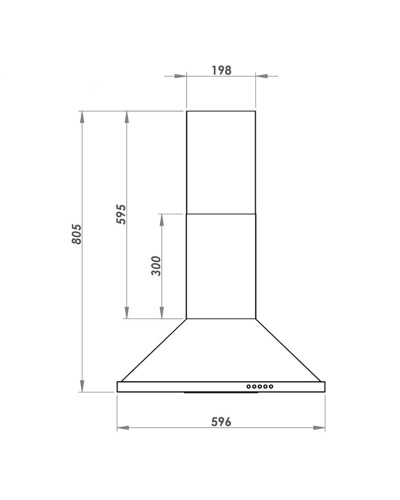 Mətbəx aspiratoru Kumtel DP6-X Inox