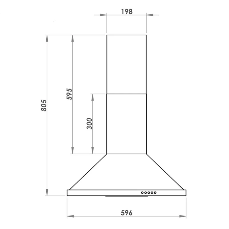 Кухонная вытяжка Kumtel DP6-X Inox Кухонная вытяжка Kumtel DP6-X Inox
