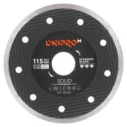 Алмазный диск Dnipro-M Solid 81944000, 115х22.2 мм