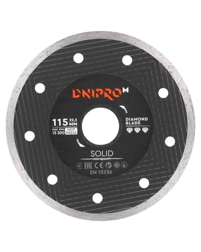 Almaz disk Dnipro-M Solid 81944000, 115х22.2 mm