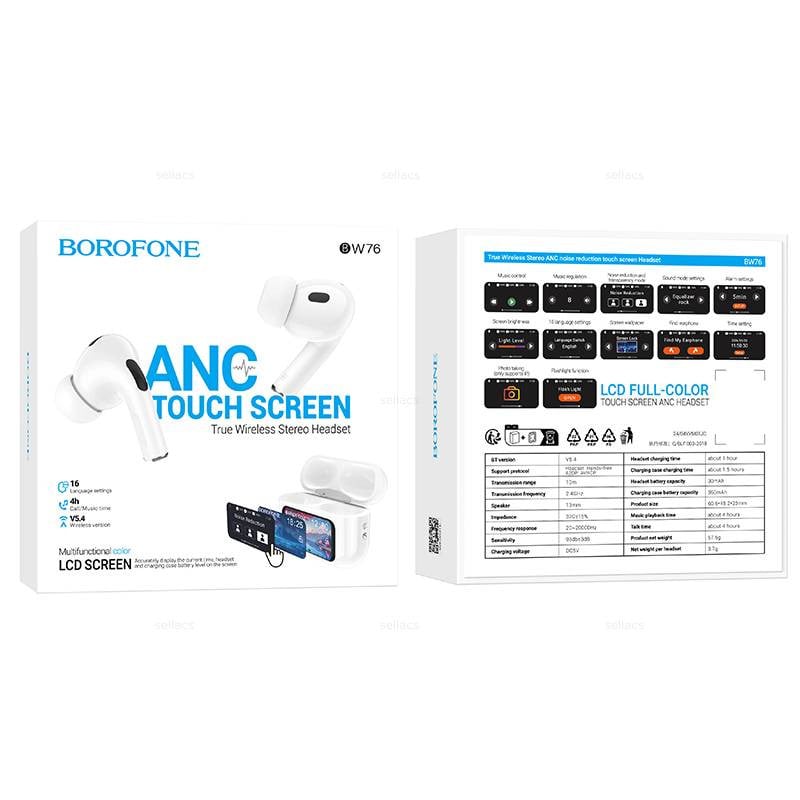Беспроводные наушники Borofone BW76 White + Проводные наушники BM77 Black Беспроводные наушники Borofone BW76 White + Проводные наушники BM77 Black