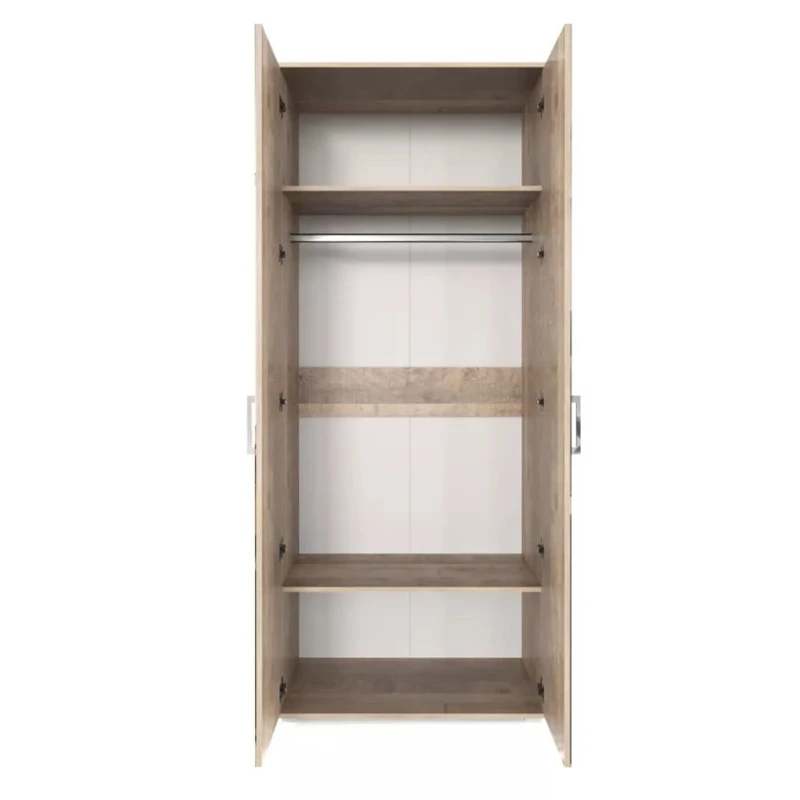 Şkaf Art Mebel Art-80-35, bej, laminat, 210х80х50 sm