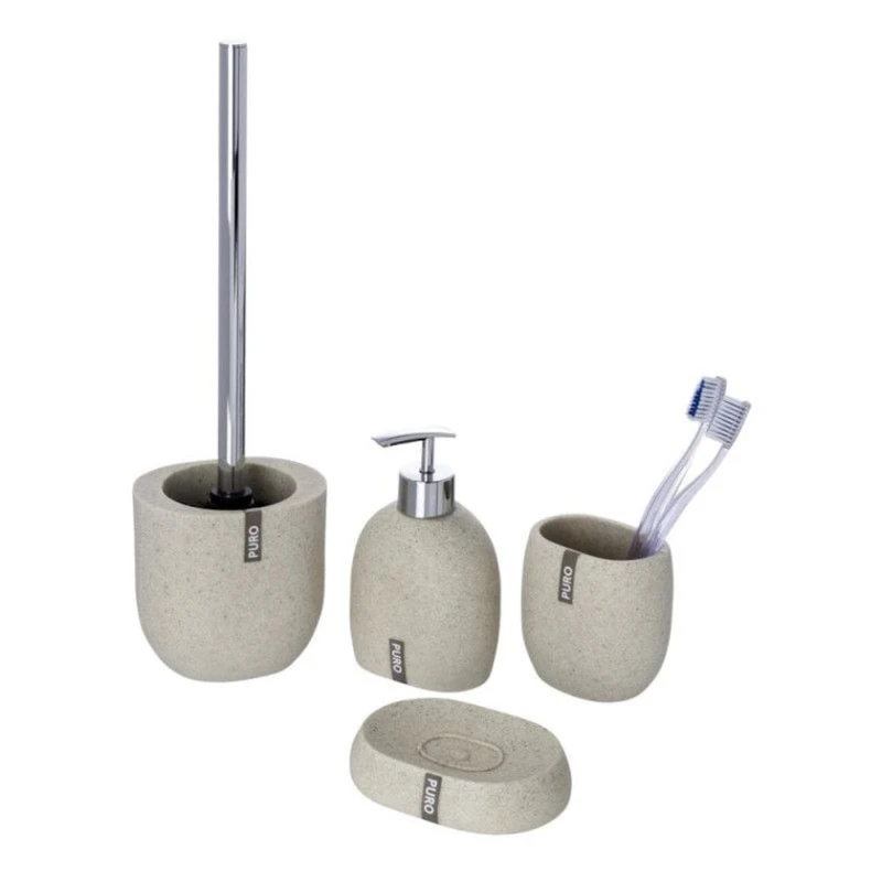 Дозатор Wenko Puro, полирезин, бежевый, 6.5х9.4х15.2 см Дозатор Wenko Puro, полирезин, бежевый, 6.5х9.4х15.2 см