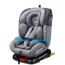 Uşaq avtomobil oturacağı smr746, boz, 0-36 kq, 360° dönmə funksiyası, Isofix sistemi - smr746