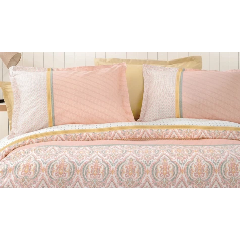 Комплект постельного белья Yataş Macbeth, пике 160x220 см, простыня 100x200x36 см, наволочка 50x70 см, односпальный, хлопок, розовый Комплект постельного белья Yataş Macbeth, пике 160x220 см, простыня 100x200x36 см, наволочка 50x70 см, односпальный, хлопок, розовый