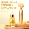 Набор для массажа лица GuanJing Nourishing Brighten (сыворотка 40 мл + электрический массажер)