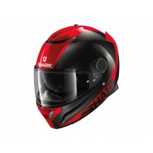 Motosiklet dəbilqəsi Shark Helmet Spartan Carb Skin 1.2, karbon/şüşə lif, qara/qırmızı, ölçü M