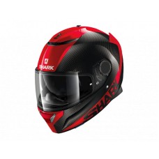Motosiklet dəbilqəsi Shark Helmet Spartan Carb Skin 1.2, karbon/şüşə lif, qara/qırmızı, ölçü M