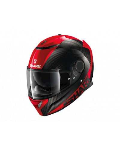 Motosiklet dəbilqəsi Shark Helmet Spartan Carb Skin 1.2, karbon/şüşə lif, qara/qırmızı, ölçü M