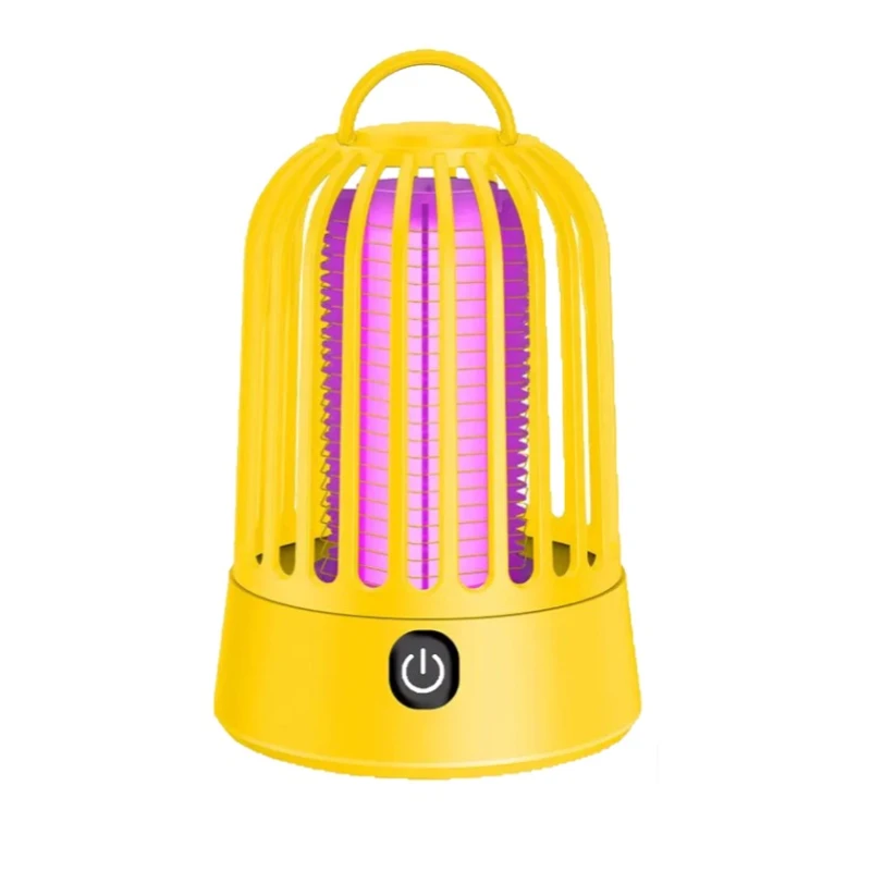 Электрошокер на 360 градусов против комаров, ЖЕЛТЫЙ цвет Электрошокер на 360 градусов против комаров, ЖЕЛТЫЙ цвет