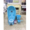 Набор детской ванночки для купания kidilo_111, голубой, 5 предметов