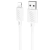 Кабель USB Hoco X88 Gratified USB - Lightning, 2.4А, 1 м, Белый