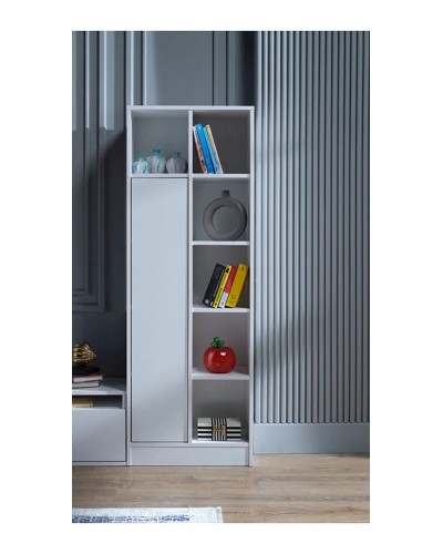 Stellaj Ev Plus 12115608, LDSP, ağ, 176x60x28 sm