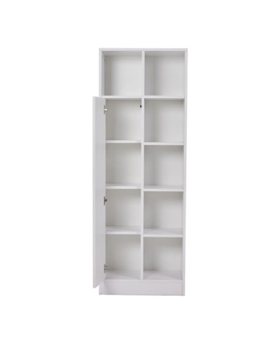 Stellaj Ev Plus 12115608, LDSP, ağ, 176x60x28 sm