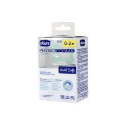 Пустышка Chicco Physioforma, 0-2 месяцев, силикон, зеленый Пустышка Chicco Physioforma, 0-2 месяцев, силикон, зеленый