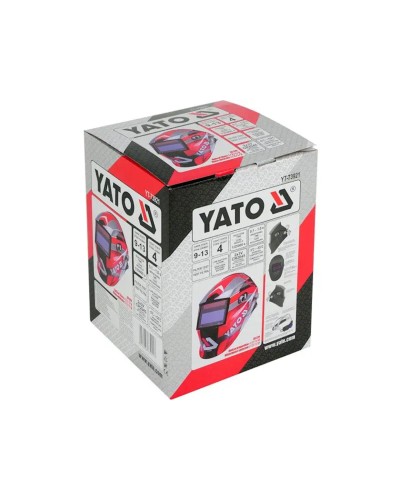 Qaynaq maskası Yato YT-73921, qırmızı