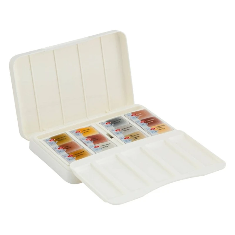 Набор акварельных красок Невская палитра Белые ночи, Металлики и пастельные цвета 12 шт, 2.5 мл, разноцветный