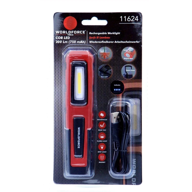 Фонарь Worldforce 11624, 750 мАч, 240 лм