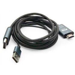 Кабель HDMI to Displayport 1.8 м Black