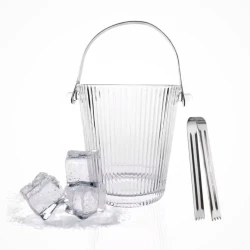 Şüşə 1l tutumlu buz vedrəsi Şüşə 1l tutumlu buz vedrəsi