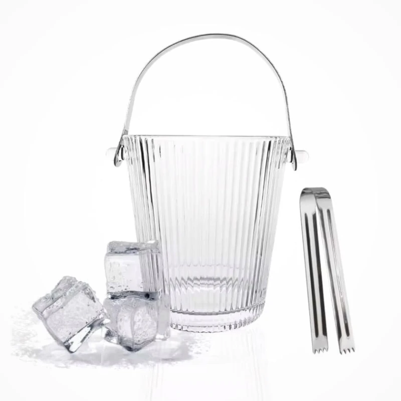 Şüşə 1l tutumlu buz vedrəsi Şüşə 1l tutumlu buz vedrəsi