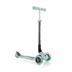 Самокат Globber Primo Foldable Fantasy Lights, детский, от 3 до 6 лет, максимальный вес 50 кг, голубой