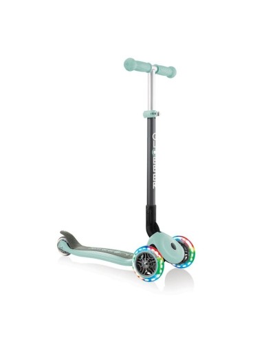 Samokat Globber Primo Foldable Fantasy Lights, uşaq üçün, 3-6 yaş, maksimal çəki 50 kq, mavi