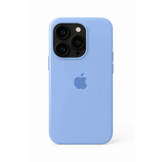 Çexol Apple iPhone 16 Pro üçün Silicone Lilac Blue