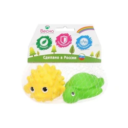 Oyuncaq dəsti Весна Tısbağa və Kirpi-balıq, plastizol, 3+ yaş